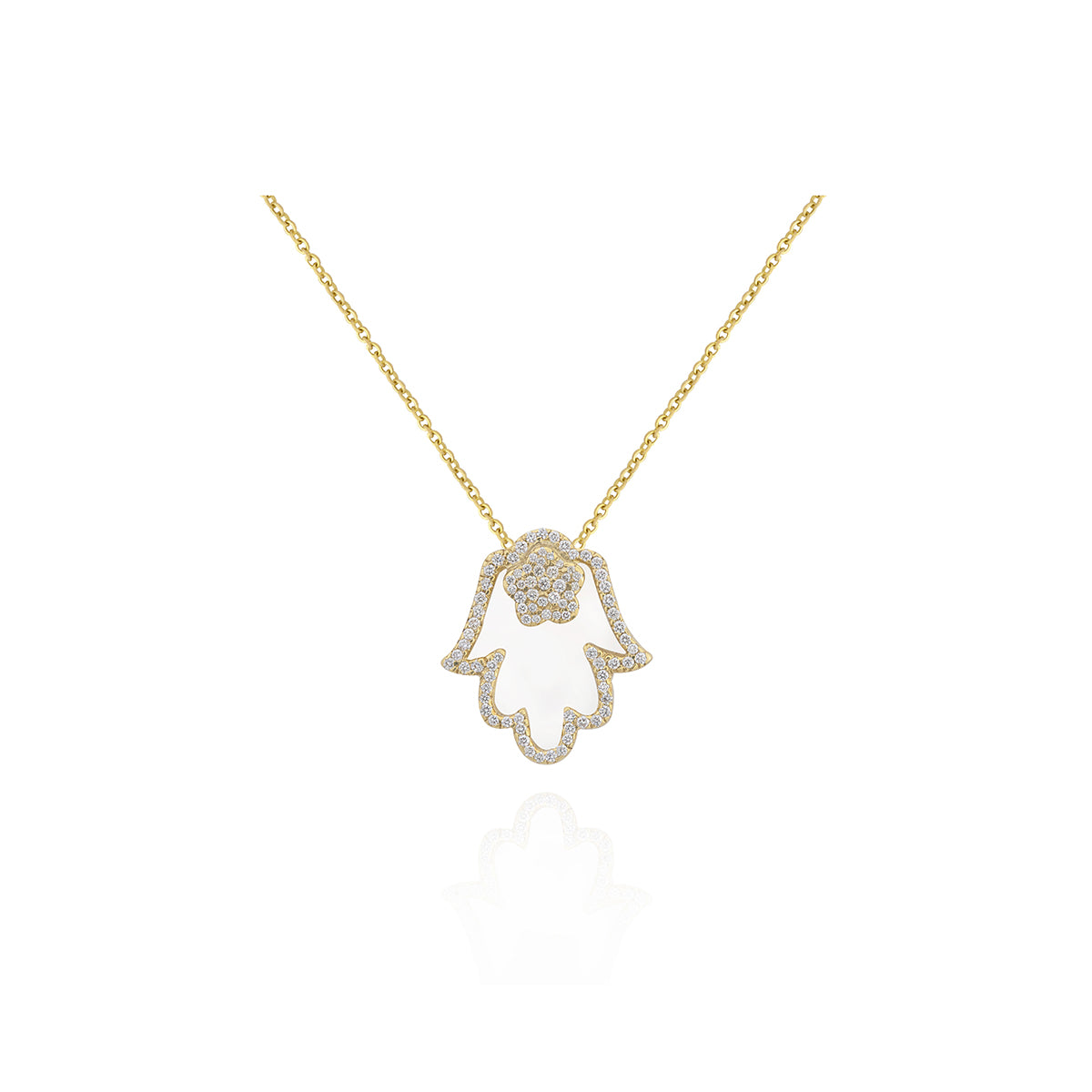 Hamsa Hand Diamond Necklace: A Symbol of Protection and Elegance