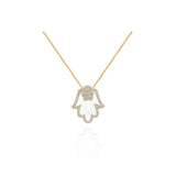 Hamsa Hand Diamond Necklace: A Symbol of Protection and Elegance