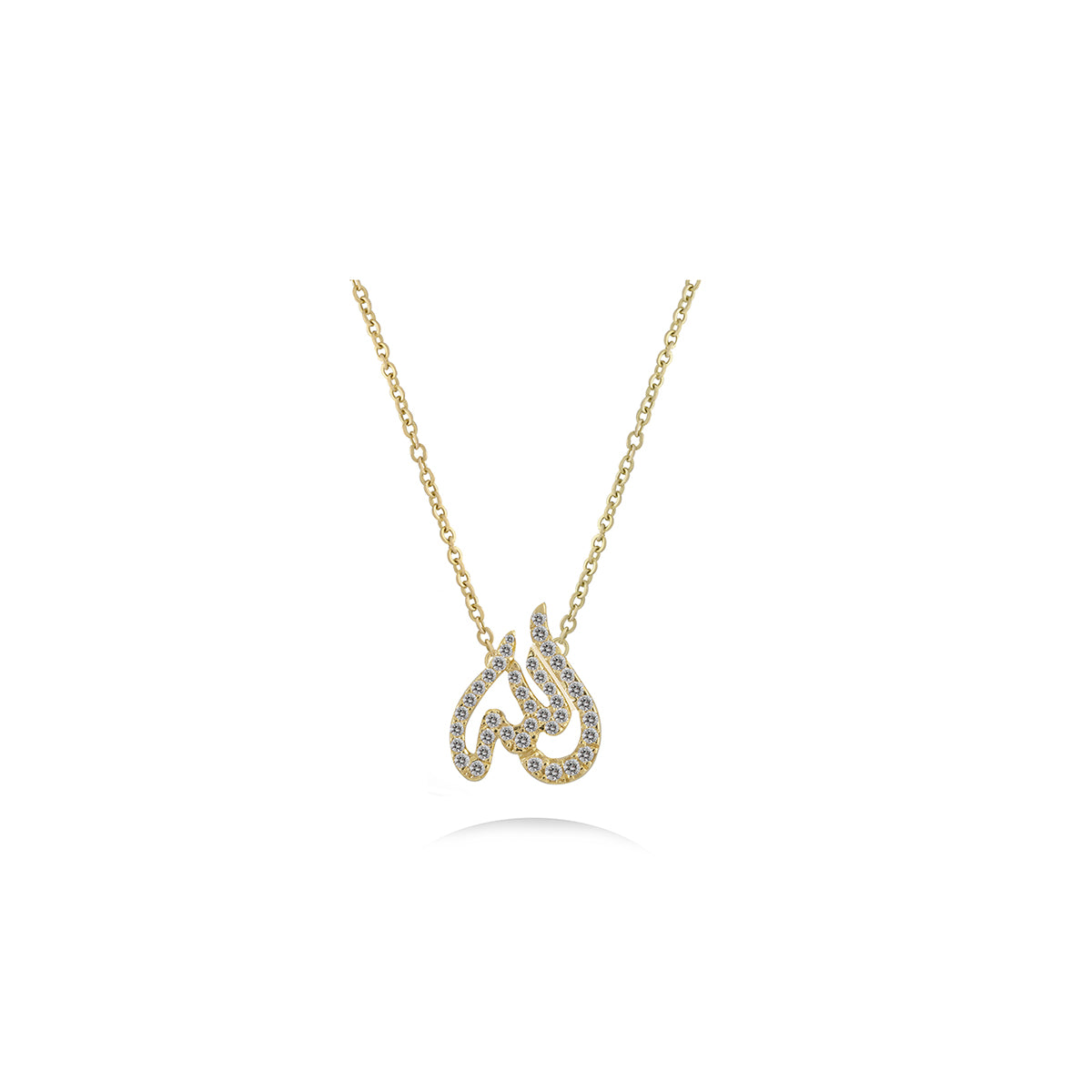 Diamond Necklace "Allah الله"