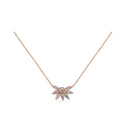 Diamond Sunburst Necklace