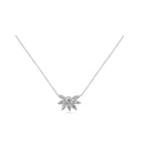 Diamond Sunburst Necklace