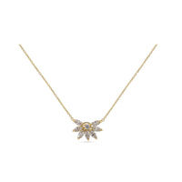 Diamond Sunburst Necklace
