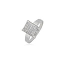 Diamond Wedding Ring in 18K White Gold