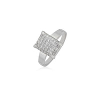 Diamond Wedding Ring in 18K White Gold