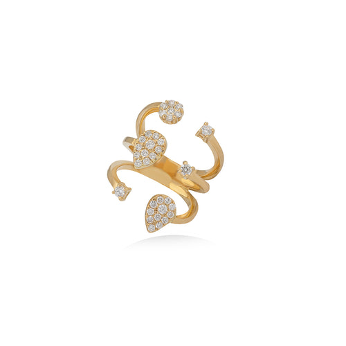 Diamond Ring in 18K Gold