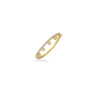 Five Stone Diamond Ring in 18K Gold