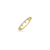 Five Stone Diamond Ring in 18K Gold