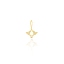 Egyptian Lotus Pendant in 18K Yellow Gold