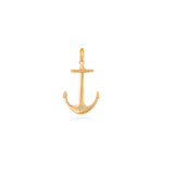 Ship Anchor Pendant In 18K Gold