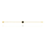 Black Enamel Chain Bracelet