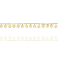 Moon Charms Chain Bracelet in 18k Yellow gold