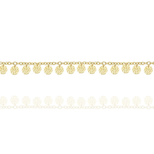 Moon Charms Chain Bracelet in 18k Yellow gold