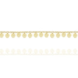 Moon Charms Chain Bracelet in 18k Yellow gold