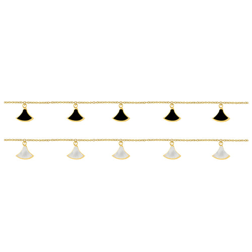 Charm Chain Bracelet In 18K Gold - Yellow Gold