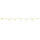 Star Charms Chain Bracelet in 18k Yellow Gold