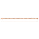 Cuban Link Bracelet in 18k Rose Gold