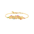 Coins Bracelet in 18K Yellow Gold