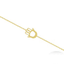 Hamsa Chain Bracelet in 18K Yellow Gold