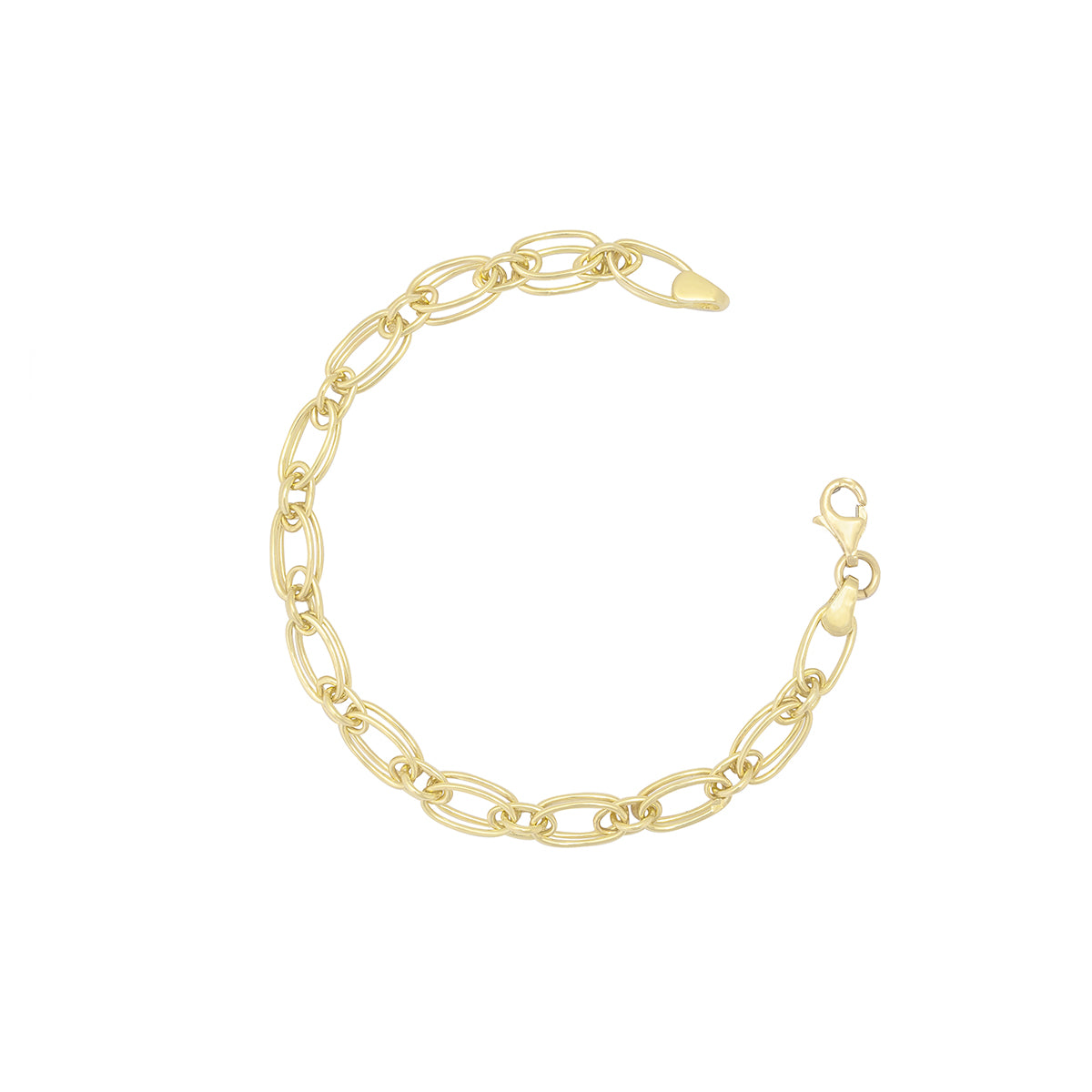 Link Chain Bracelet in 18k Yellow Gold