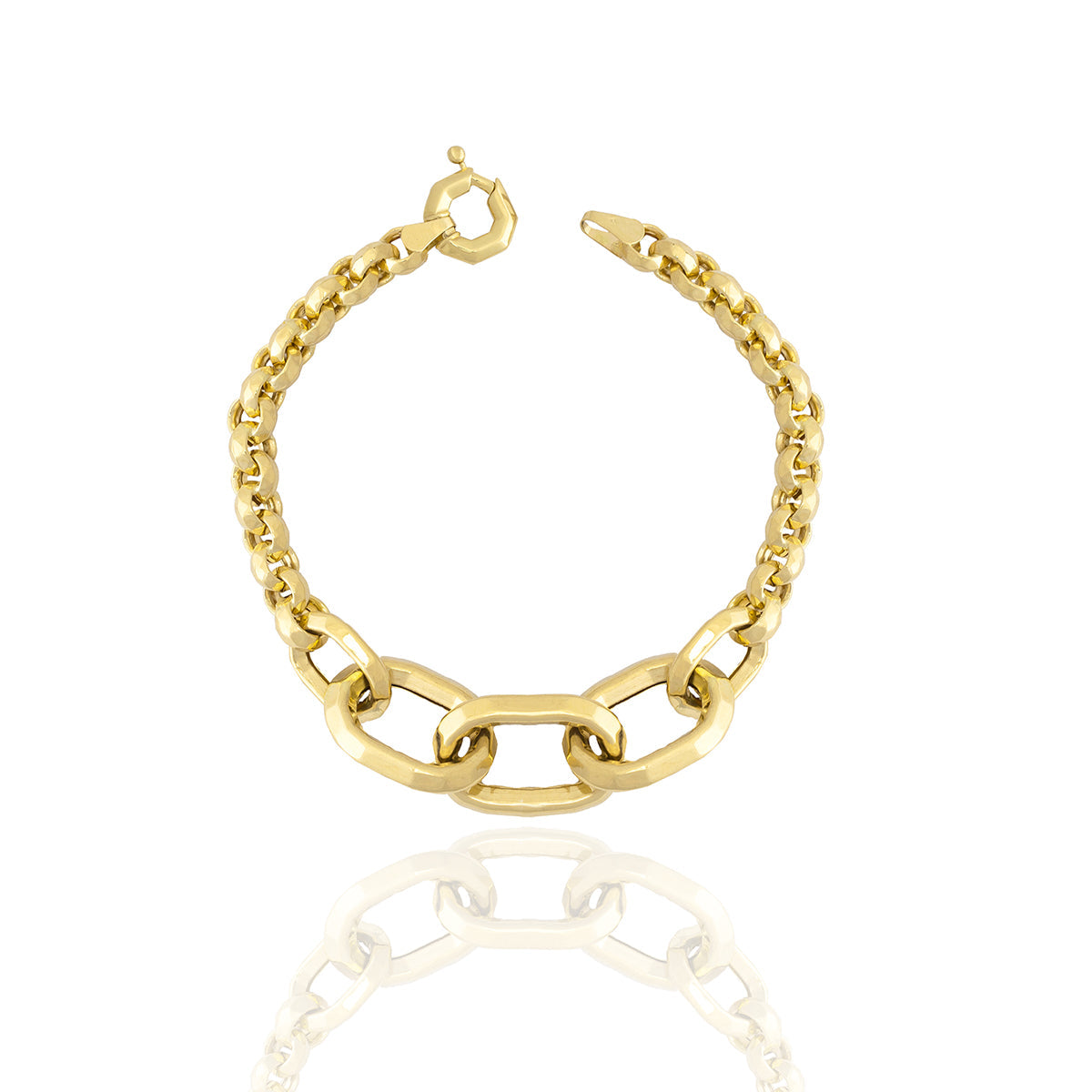 Radiant Elegance - Chain Link Bracelet