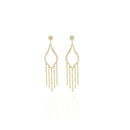 Teardrop Earrings in 18k Yellow Gold