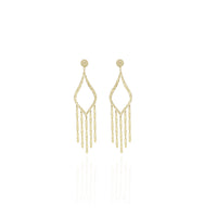 Teardrop Earrings in 18k Yellow Gold