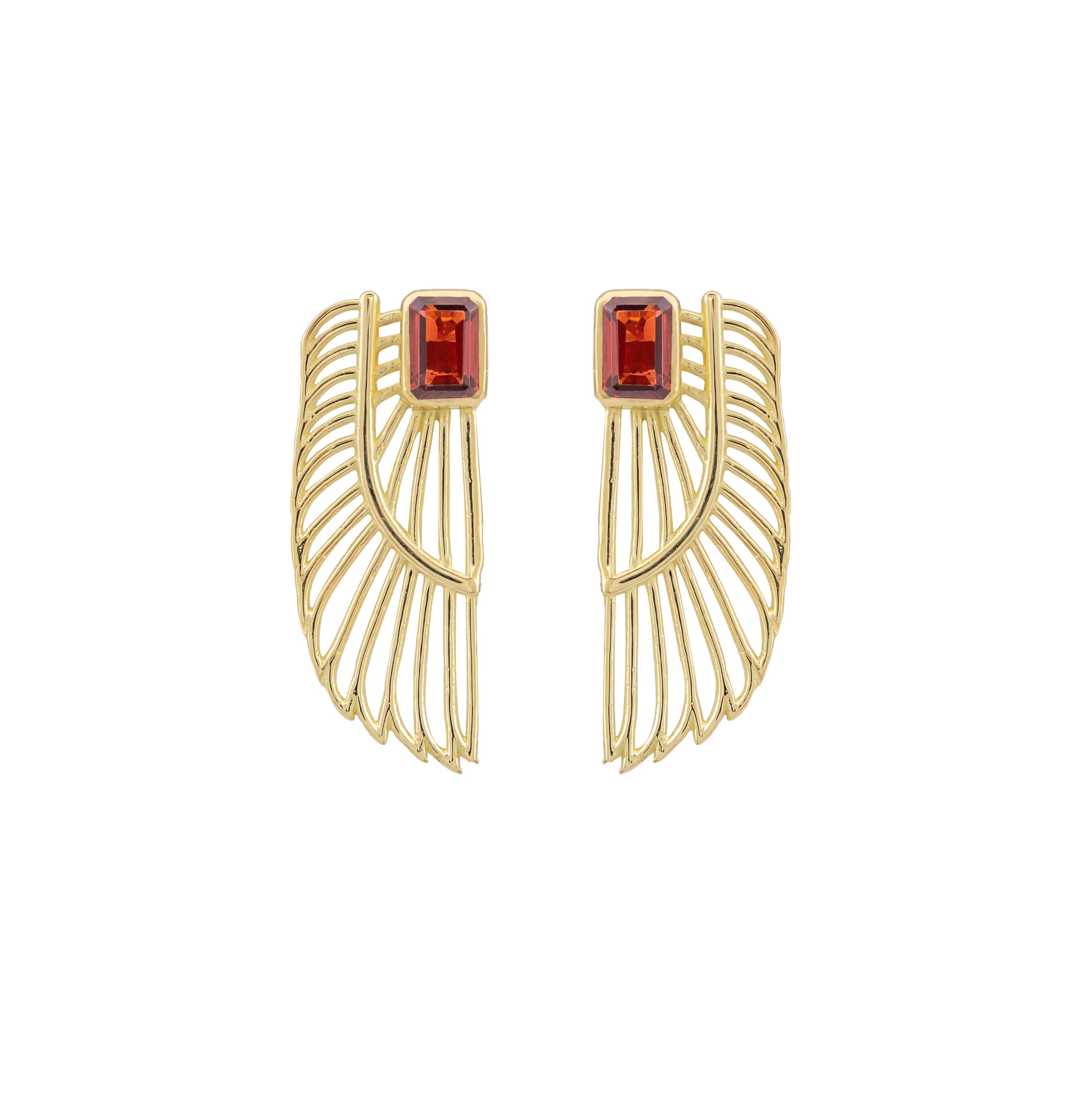 Gold Wings Earring