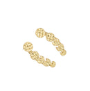 Moon Phases Earring in 18k Yellow Gold