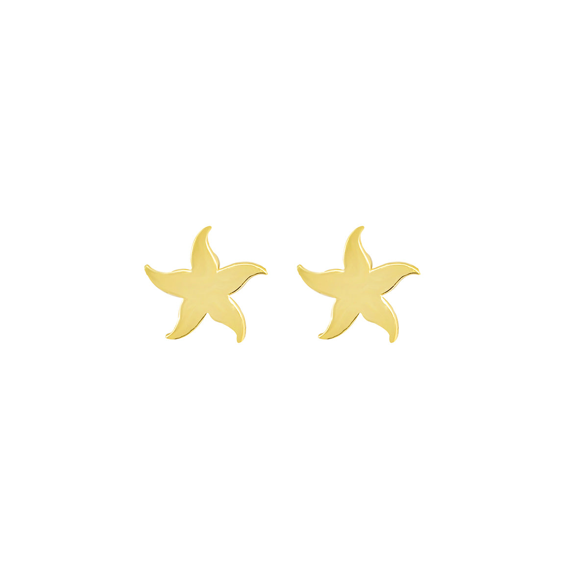 Starfish Earring in 18K Yellow Gold