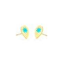 Pear Shape Earrings in 18K Yellow Gold