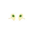 Pear Shape Earrings in 18K Yellow Gold