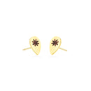 Pear Shape Earrings in 18K Yellow Gold