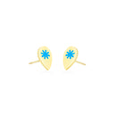 Pear Shape Earrings in 18K Yellow Gold