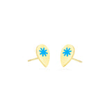 Pear Shape Earrings in 18K Yellow Gold