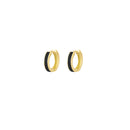 Enamel Hoop Earrings