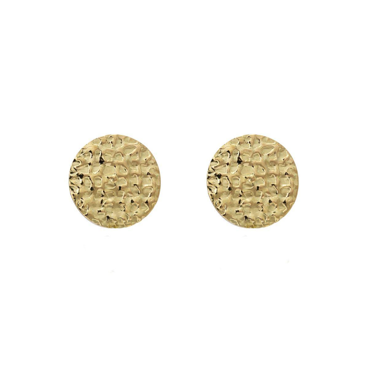 Nugget  Earrings in 18k Yellow gold