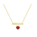 Mother Necklace in 18k Yellow Gold