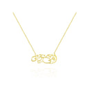 My Mother is Life Necklace in 18k Yellow Gold