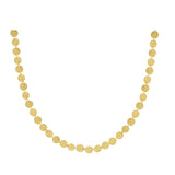 Hammered Disc Station Necklace