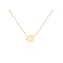 Allah's Embrace: Elegant 18K Yellow Gold Necklace