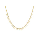 Full Moon Choker 18K Gold Chain Neckalce