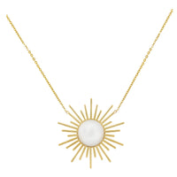 Sunburst Necklace in 18K Yellow Gold