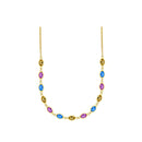 Multi Semi-Precious Gemstone Necklace