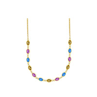 Multi Semi-Precious Gemstone Necklace