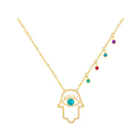Lucky Hamsa Necklace