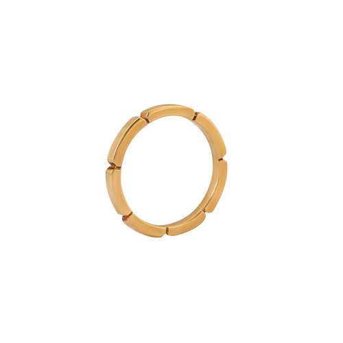 Maillon Panthأ¨re Wedding Ring in 18K Yellow Gold