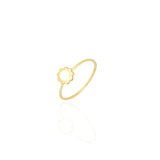 Mini Daisy Ring in 18K Gold