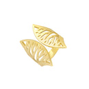 Egyptian Lotus Enamel Ring in 18K Yellow Gold