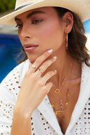 Colorful Ring in 18K Yellow Gold
