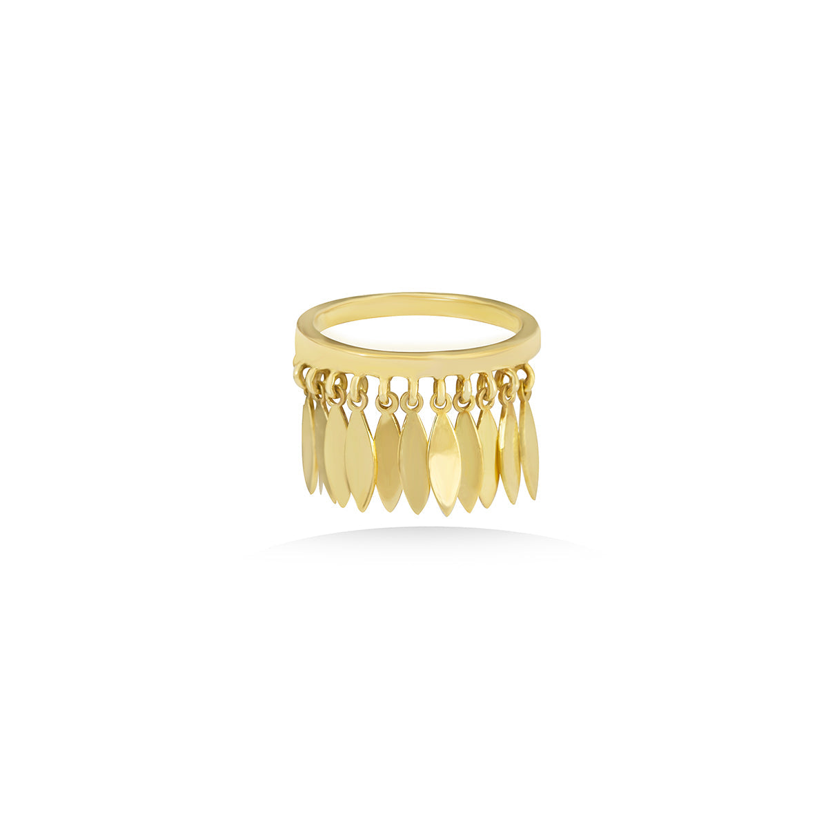 Leafs Ring in 18k Yellow Gold